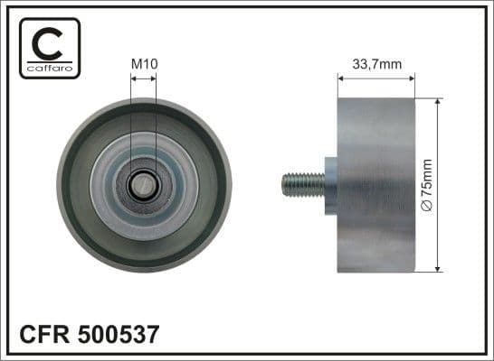 Parazīt-/Vadrullītis, Ķīļrievu siksna CAFFARO 500537 1