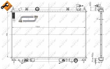 Radiators, Motora dzesēšanas sistēma NRF 56089 4