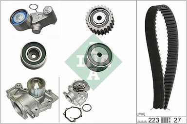 Ūdenssūknis + Zobsiksnas komplekts Schaeffler INA 530 0426 30 1