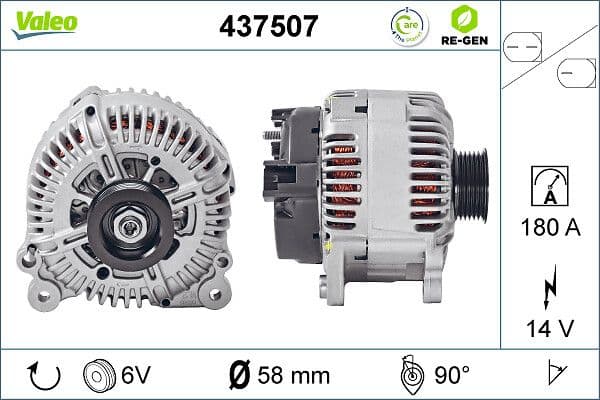 Ģenerators VALEO 437507 1