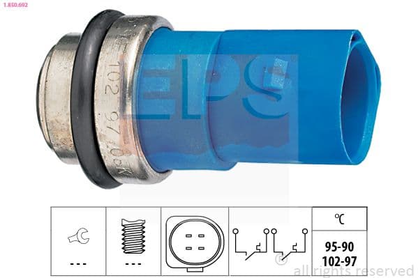 Termoslēdzis, Radiatora ventilators EPS 1.850.692 1