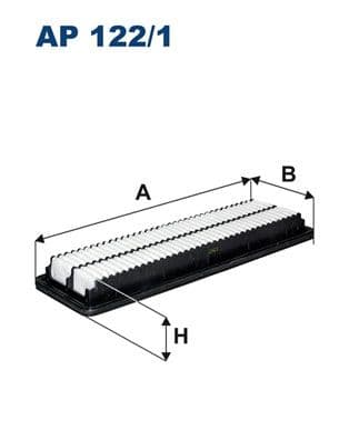 Gaisa filtrs FILTRON AP 122/1 1