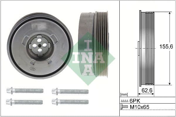 Siksnas skriemeļa komplekts, Kloķvārpsta Schaeffler INA 544 0501 20 1