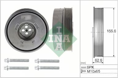 Siksnas skriemeļa komplekts, Kloķvārpsta Schaeffler INA 544 0501 20 1