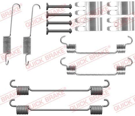 Piederumu komplekts, Bremžu loki QUICK BRAKE 105-0076 1