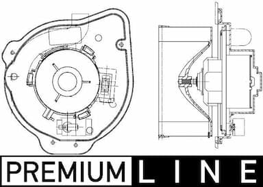 Salona ventilators MAHLE AB 135 000P 1