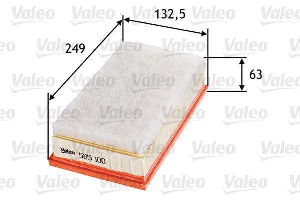 Gaisa filtrs VALEO 585100 1