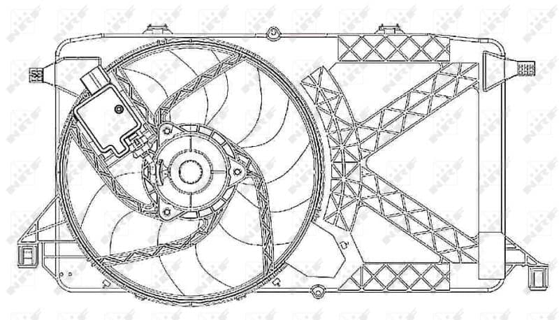 Ventilators, Motora dzesēšanas sistēma NRF 47264 1