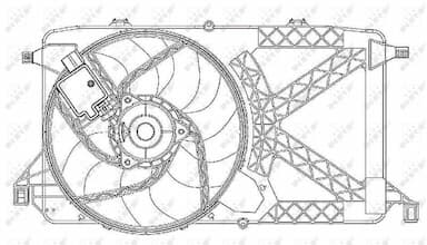 Ventilators, Motora dzesēšanas sistēma NRF 47264 1