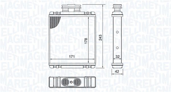 Siltummainis, Salona apsilde MAGNETI MARELLI 350218517000 1