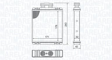 Siltummainis, Salona apsilde MAGNETI MARELLI 350218517000 1