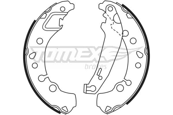 Bremžu loku komplekts TOMEX Brakes TX 23-45 1