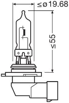 Kvēlspuldze ams-OSRAM 9005CBN-2HB 3