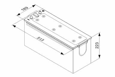 Startera akumulatoru baterija BOSCH 0 092 T40 750 5