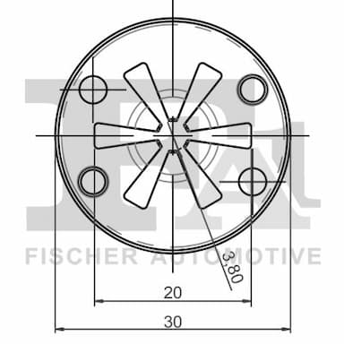 Moldings/aizsarguzlika FA1 11-40111.10 2