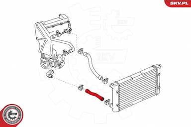Radiatora cauruļvads ESEN SKV 43SKV720 4