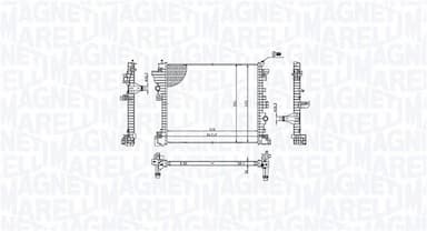 Radiators, Motora dzesēšanas sistēma MAGNETI MARELLI 350213214300 1