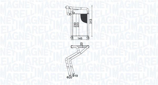 Siltummainis, Salona apsilde MAGNETI MARELLI 350218488000 1