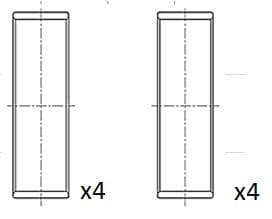 Klaņa gultnis FAI AutoParts BB2026-STD 1