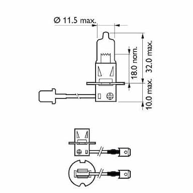 Kvēlspuldze PHILIPS 12336PRC1 3