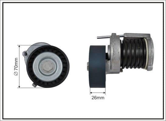 Spriegotājsvira, Ķīļrievu siksna CAFFARO 100100SP 1