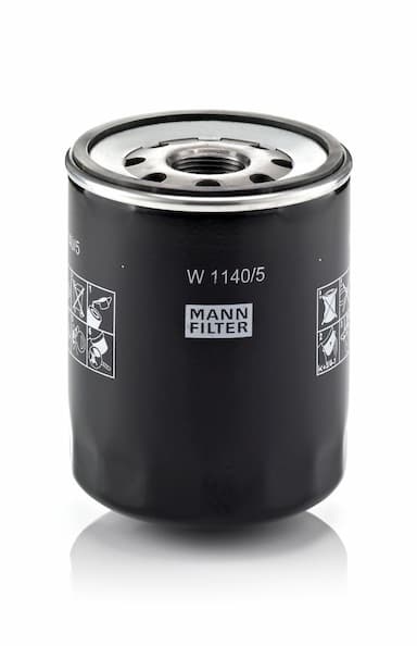 Eļļas filtrs MANN-FILTER W 1140/5 1