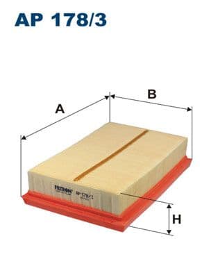 Gaisa filtrs FILTRON AP 178/3 1