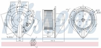 Salona ventilators NISSENS 87066 6