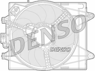 Ventilators, Motora dzesēšanas sistēma DENSO DER13005 1