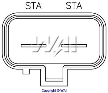 Ģeneratora sprieguma regulators WAI H0597 2