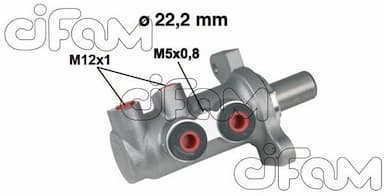 Galvenais bremžu cilindrs CIFAM 202-294 1