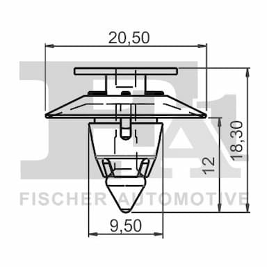 Moldings/aizsarguzlika FA1 13-40006.25 2