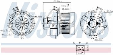 Salona ventilators NISSENS 87691 1