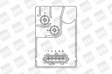 Relejs, Palaišanas iekārta BorgWarner (BERU) GR034 2