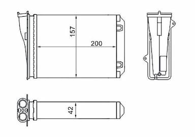 Siltummainis, Salona apsilde MAHLE AH 274 000S 1