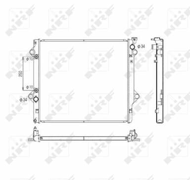 Radiators, Motora dzesēšanas sistēma NRF 53568 5