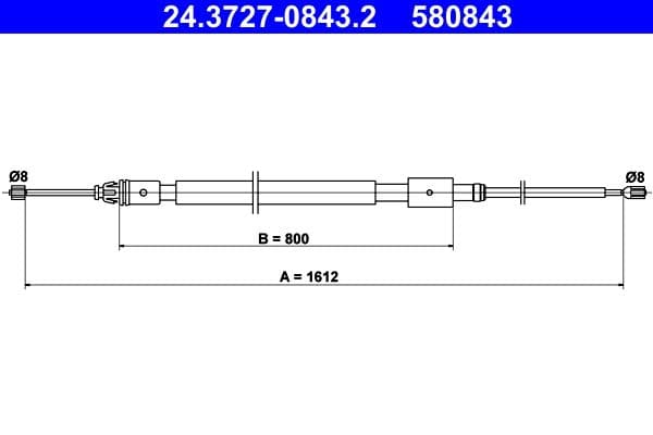 Trose, Stāvbremžu sistēma ATE 24.3727-0843.2 1