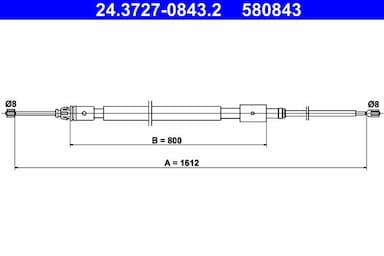 Trose, Stāvbremžu sistēma ATE 24.3727-0843.2 1