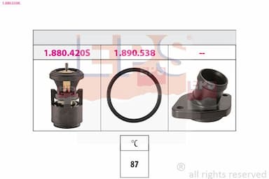 Termostats, Dzesēšanas šķidrums EPS 1.880.559K 1