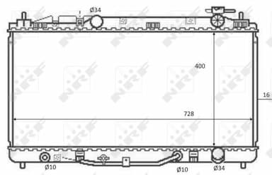 Radiators, Motora dzesēšanas sistēma NRF 59079 1