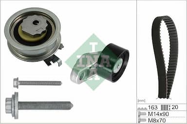 Zobsiksnas komplekts Schaeffler INA 530 0846 10 1