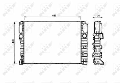 Radiators, Motora dzesēšanas sistēma NRF 53829 5