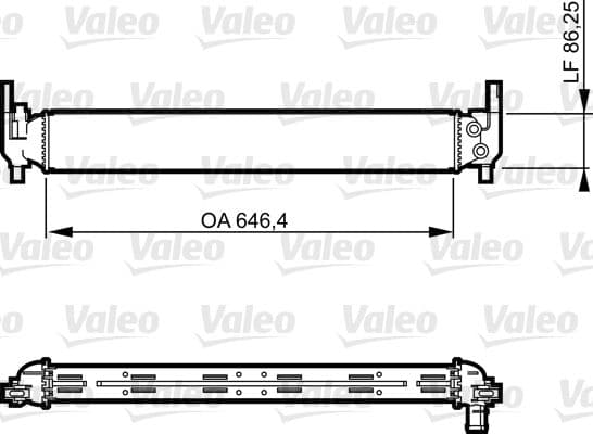 Radiators, Motora dzesēšanas sistēma VALEO 735310 1