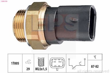 Termoslēdzis, Radiatora ventilators EPS 1.850.102 1