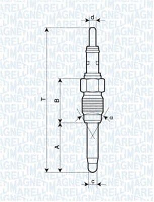 Kvēlsvece MAGNETI MARELLI 062900084304 1