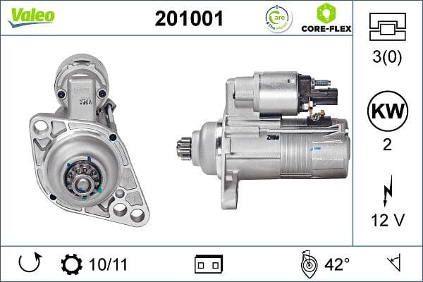 Starteris VALEO 201001 1