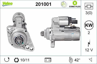 Starteris VALEO 201001 1