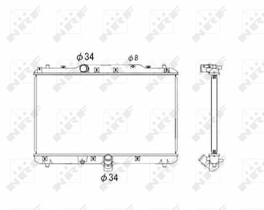 Radiators, Motora dzesēšanas sistēma NRF 53579 4