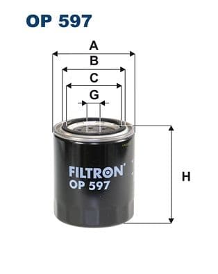 Eļļas filtrs FILTRON OP 597 1