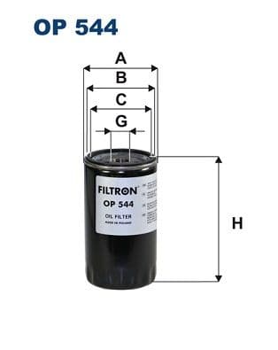 Eļļas filtrs FILTRON OP 544 1